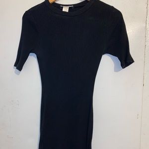 Black T-shirt dress (size L)